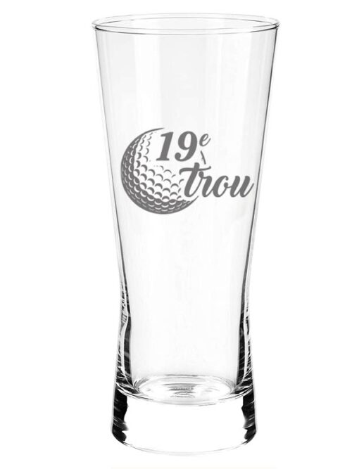 Verre à bière "19e trou"