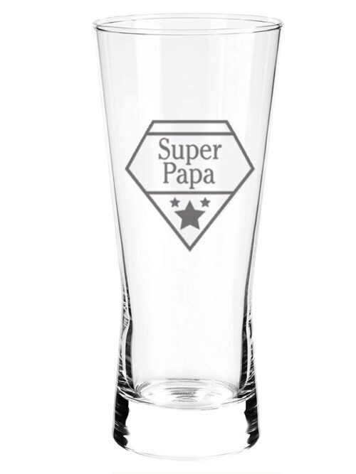 Verre à bière "Super Papa"