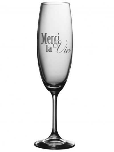 Flûte "Merci la vie"