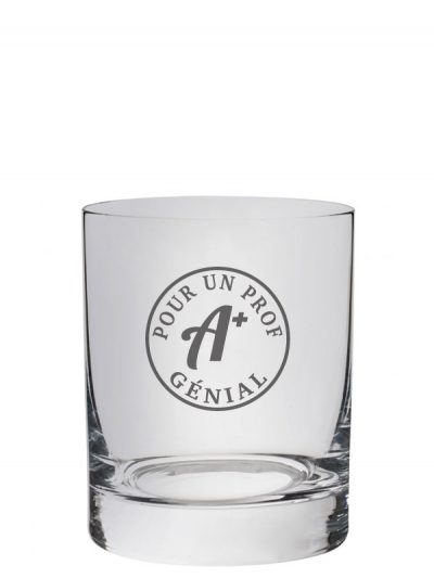 Verre à whisky "Pour un prof génial"