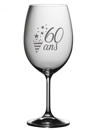 Coupe à vin "60 ans"