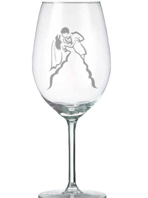 Coupe gravée couple amoureux