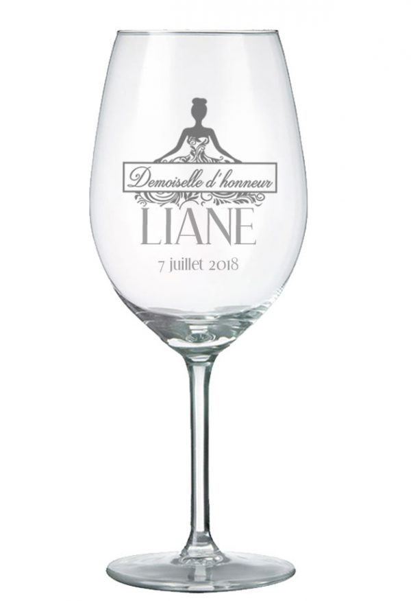 Coffret à Champagne personnalisé Monogramme et prénom
