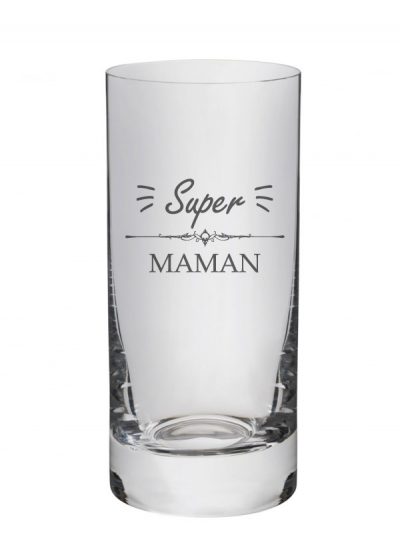 Verre Highball "Super maman"