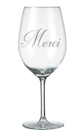 Grand Verre 30 cl Johnny Hallyday gravé à la main par