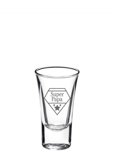 Verre à shooter "Super papa"
