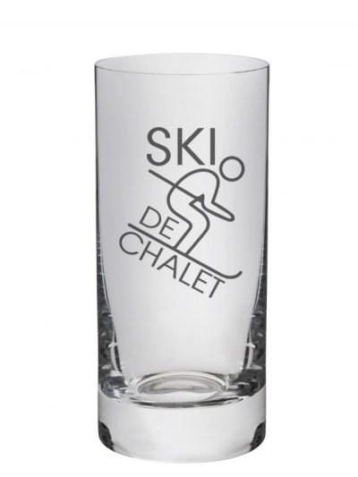 Verre Highball "Ski de chalet"