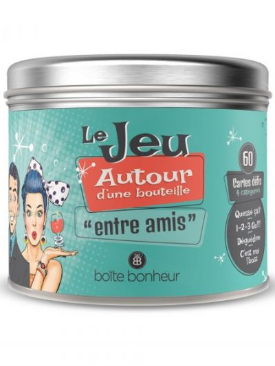 Jeu autour d'une bouteille "Entre amis"
