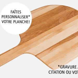Planche à découper "pizza" à personnaliser