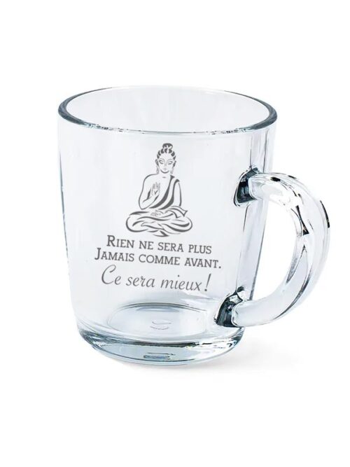 Tasse gravée "Rien ne sera plus comme avant. Ce sera mieux."